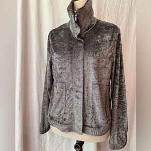 Elegant Gray Women's Jacket by Zenergy for Chicos size Med